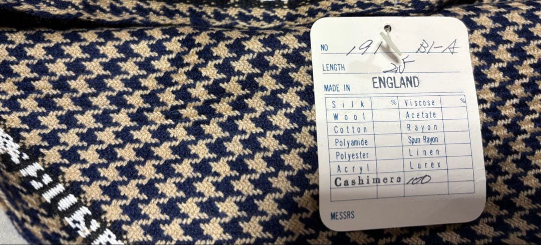 ハウンドツゥース柄のネックウォーマー　カシミア　　ポップコーンボア10点おまとめ