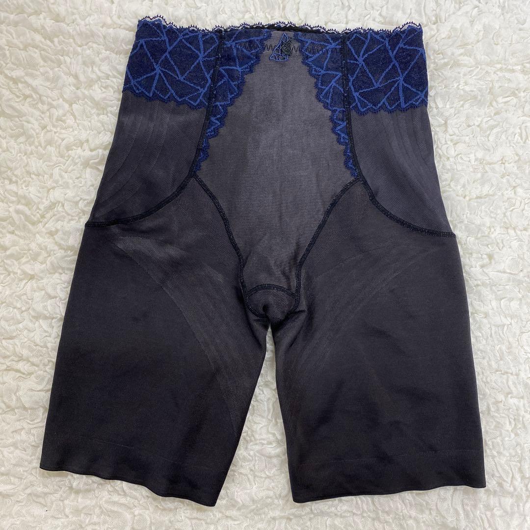 マルコ 補正下着 ロングガードル S-58 2枚 カーヴィシャス カレスブラック