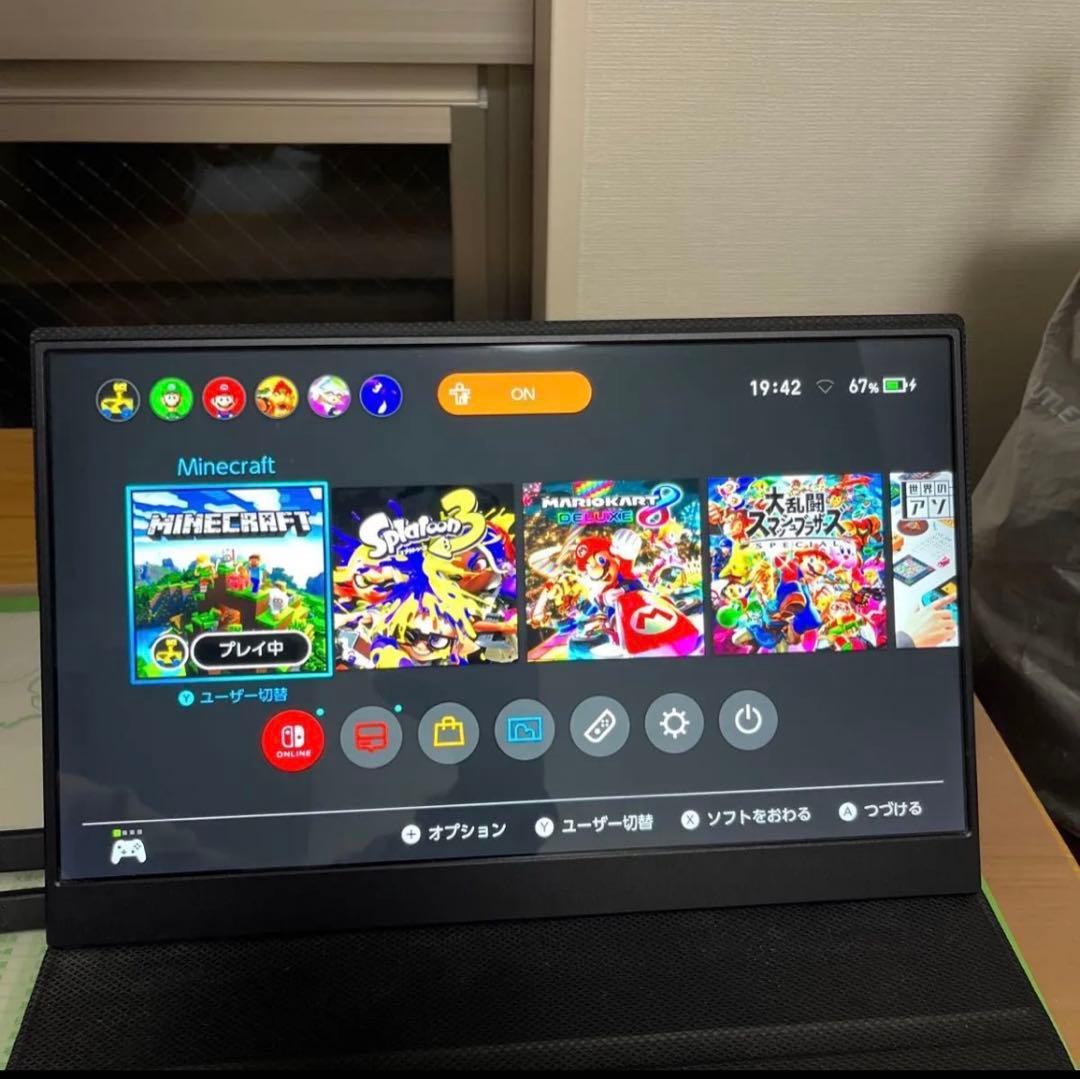 高画質モバイルモニター　4k 13.3インチ