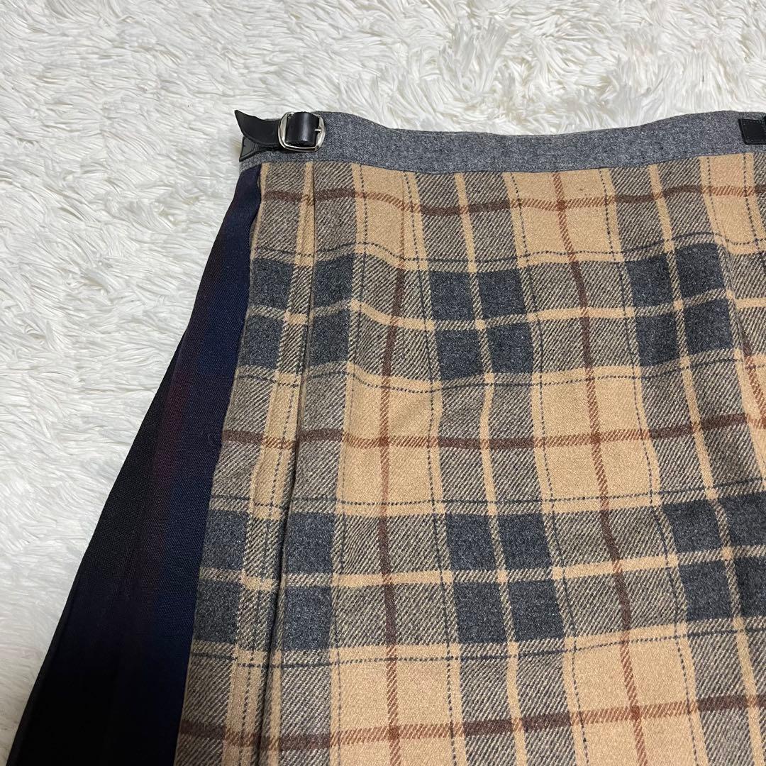 【大きいサイズ】オニールオブダブリン ロングラップスカート ピン付き XL