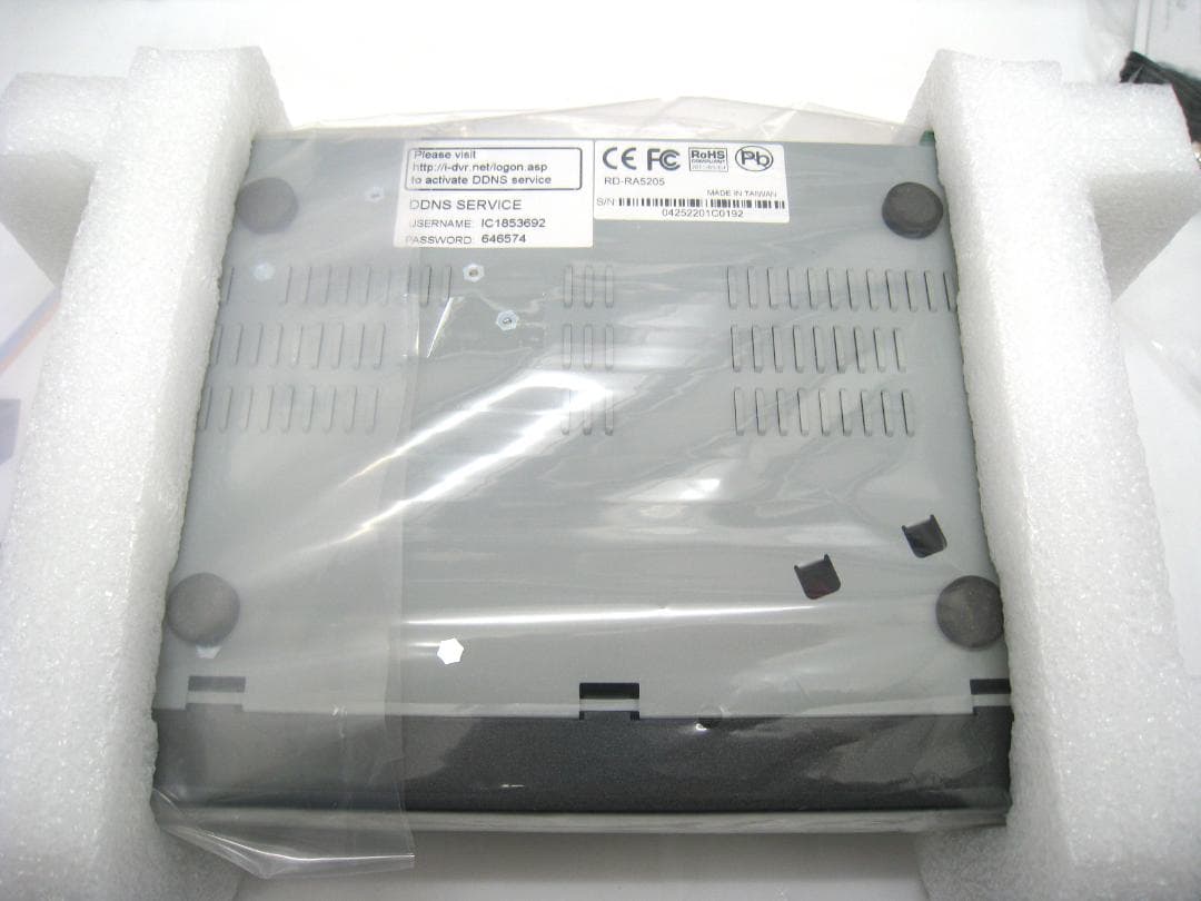 【未使用品】500万画素対応 4ch デジタルレコーダー 4TB アルコム