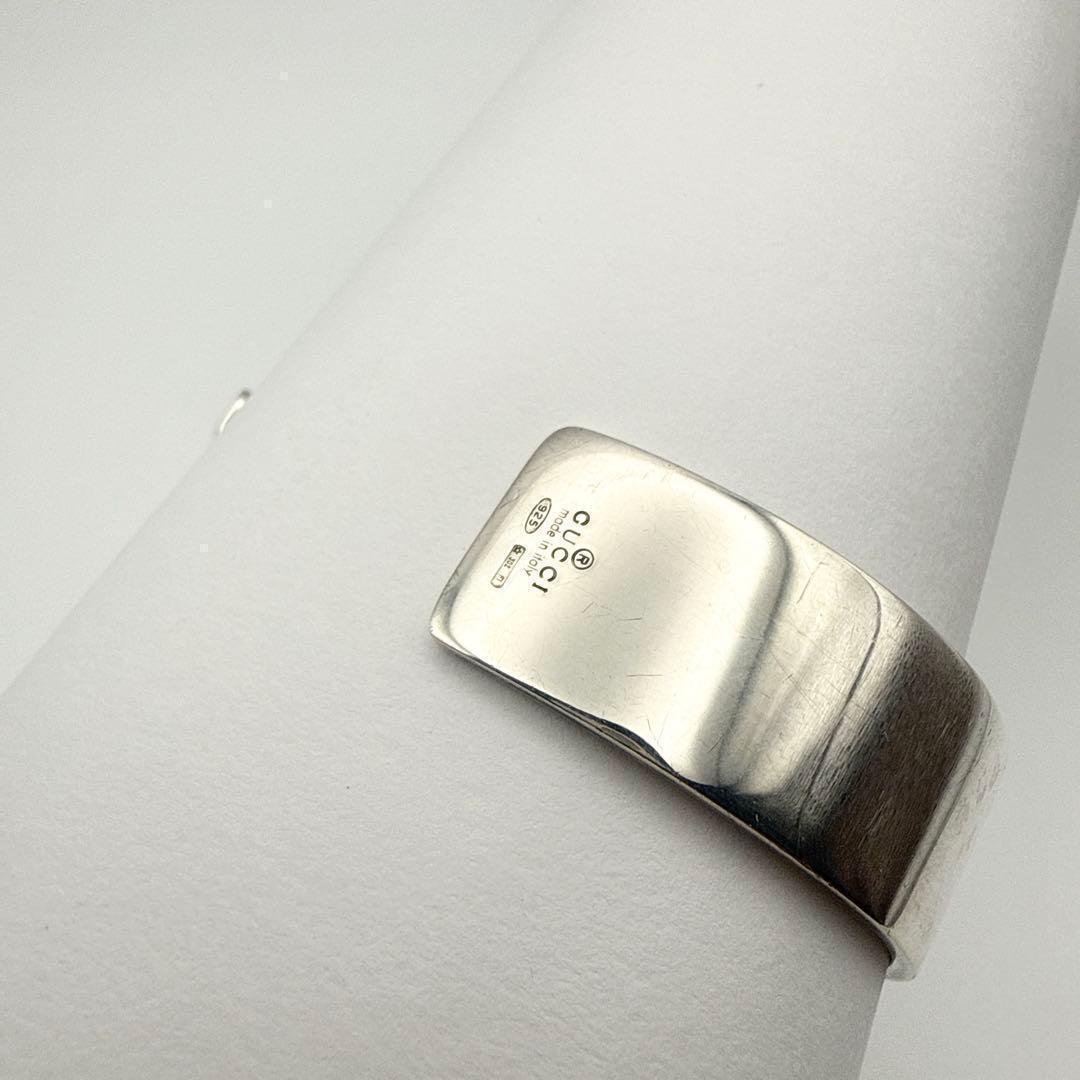 2873 【人気】GUCCI バングル Gロゴ　シルバー925