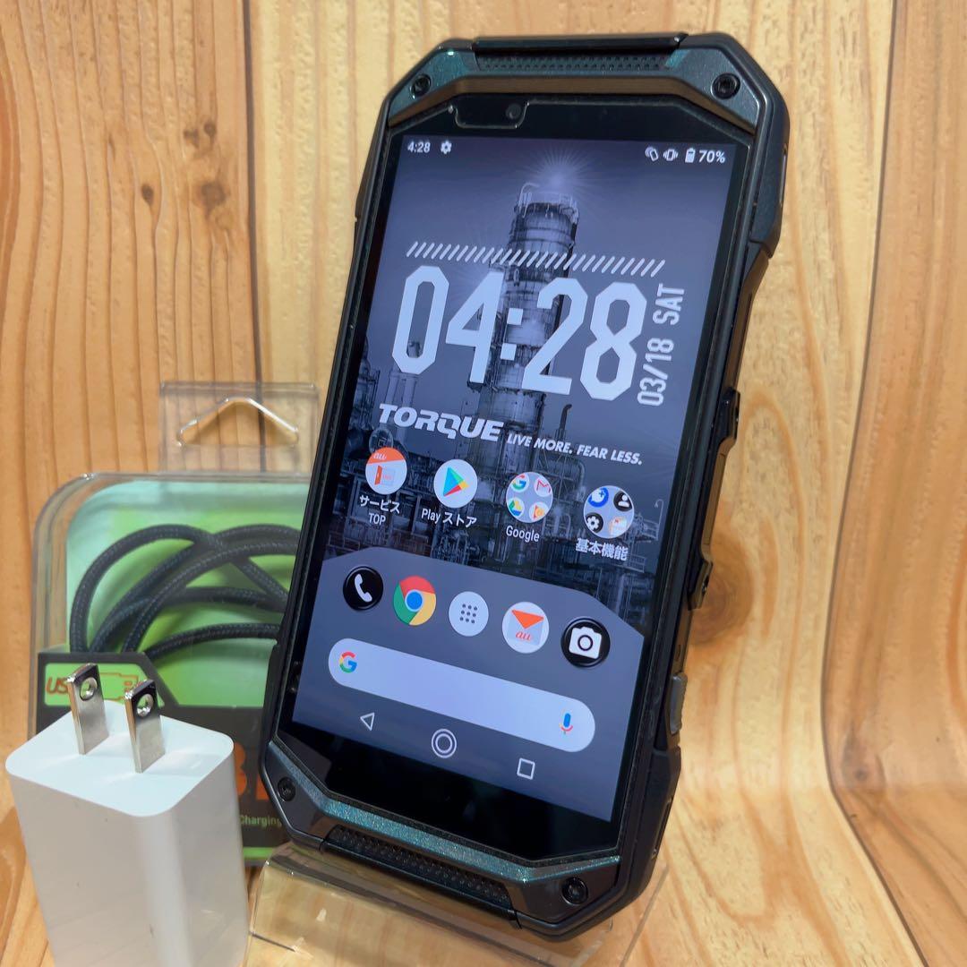 SIMフリー 本体 TORQUE G04 64 GB 068 ブラック 電池良好