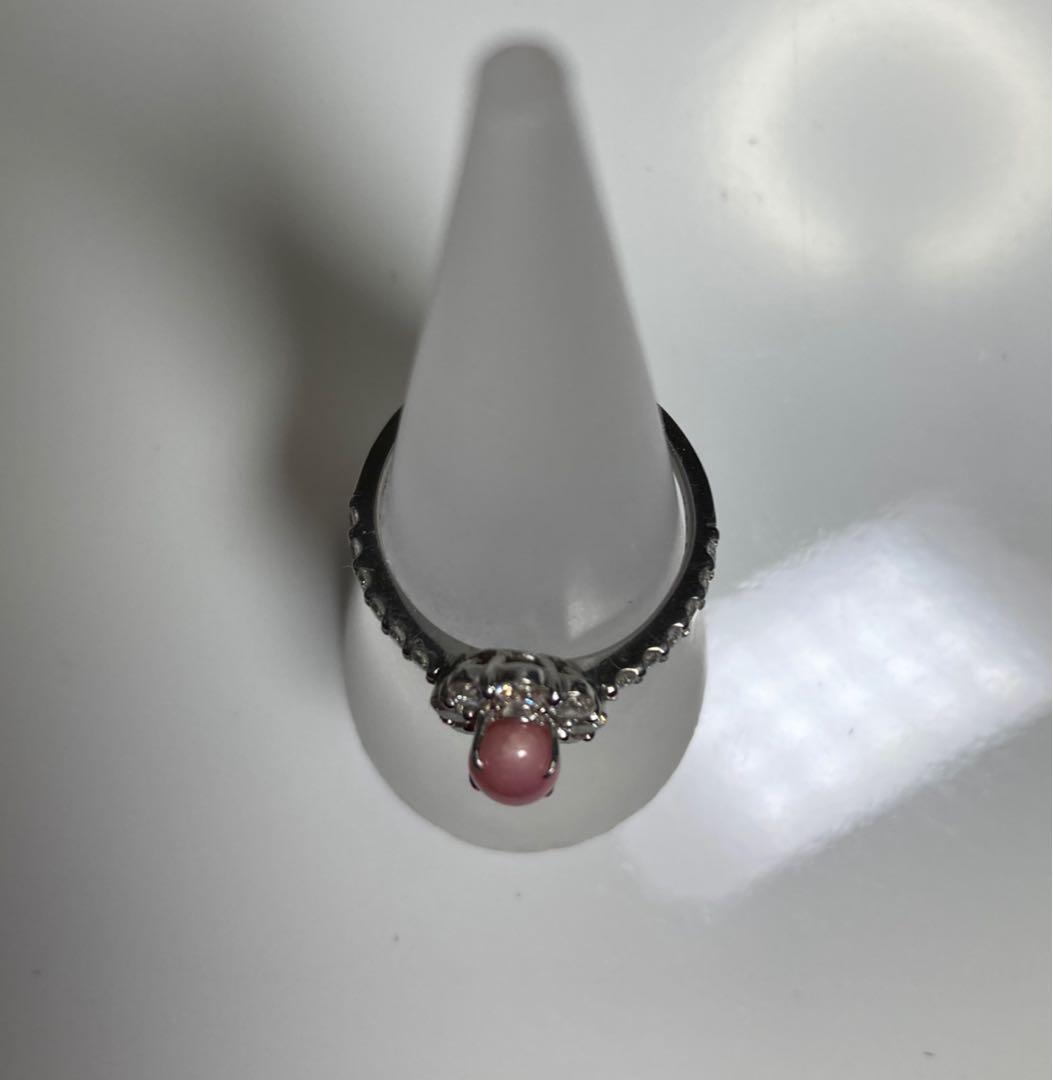 コンクパール　ダイヤモンド　リング