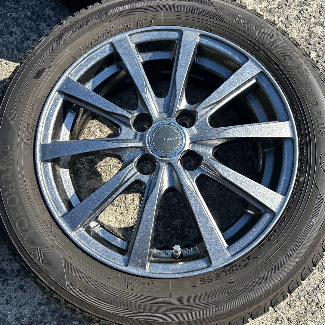 YOKOHAMA ig50スタッドレス 185/60R15 15インチ　アクア