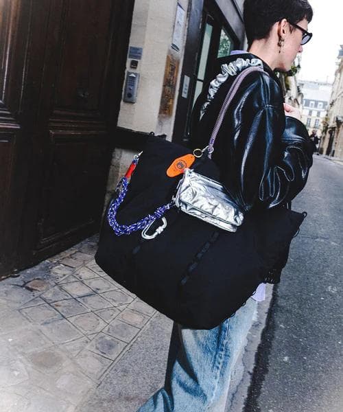 Topologie Cloud Tote バッグ Rope Loopストラップ付