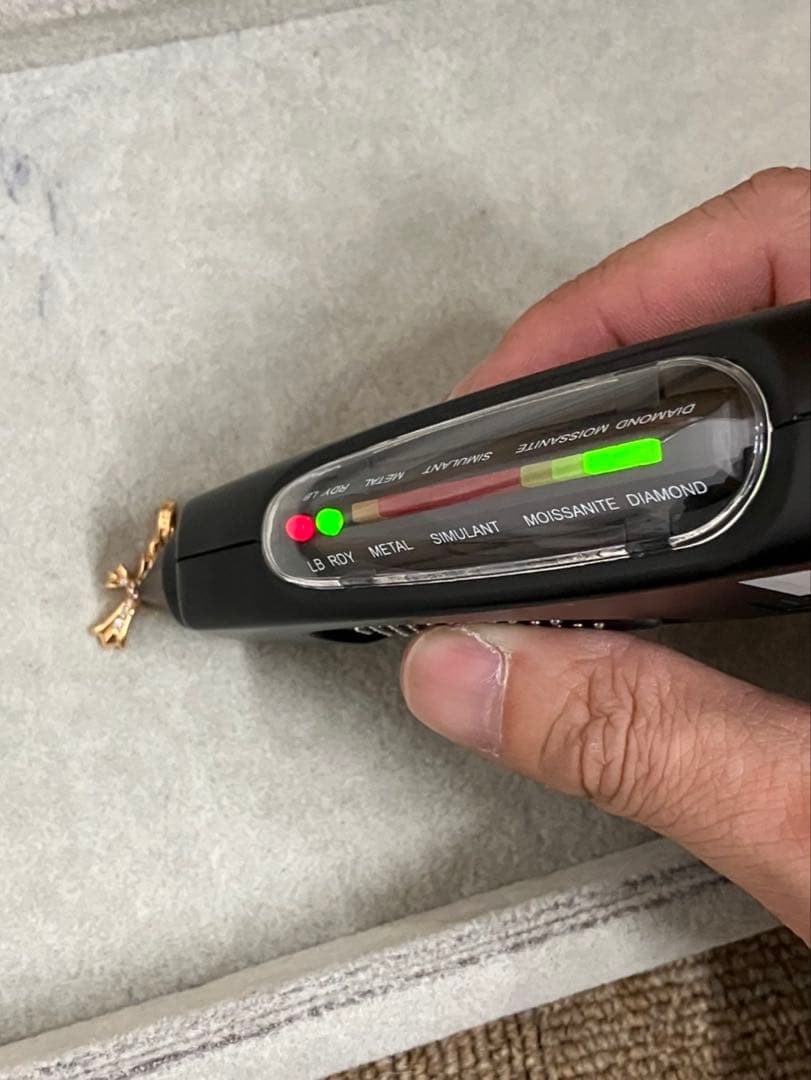 クロムハーツ★ベビーファットチャーム★with パヴェダイヤ★22k★クロス