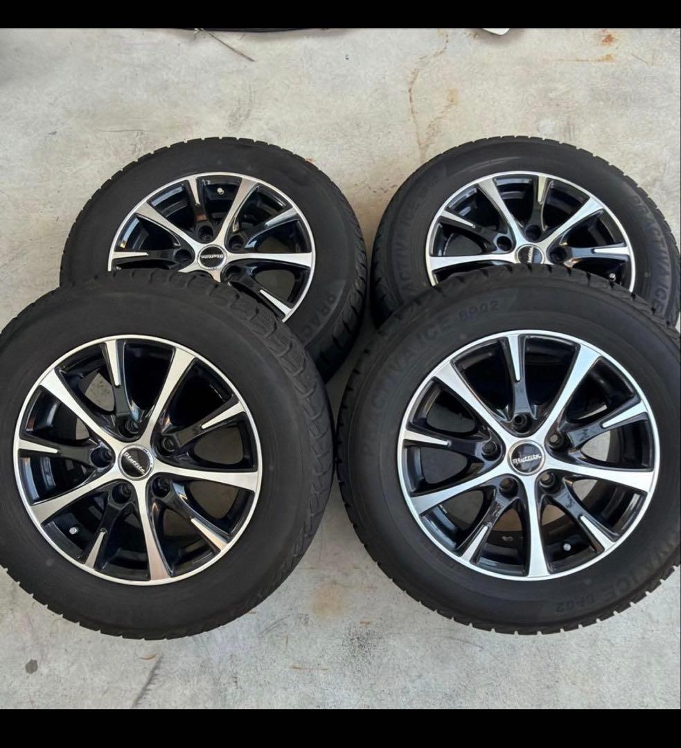 195/65R15 スタッドレスタイヤセット　8割溝残