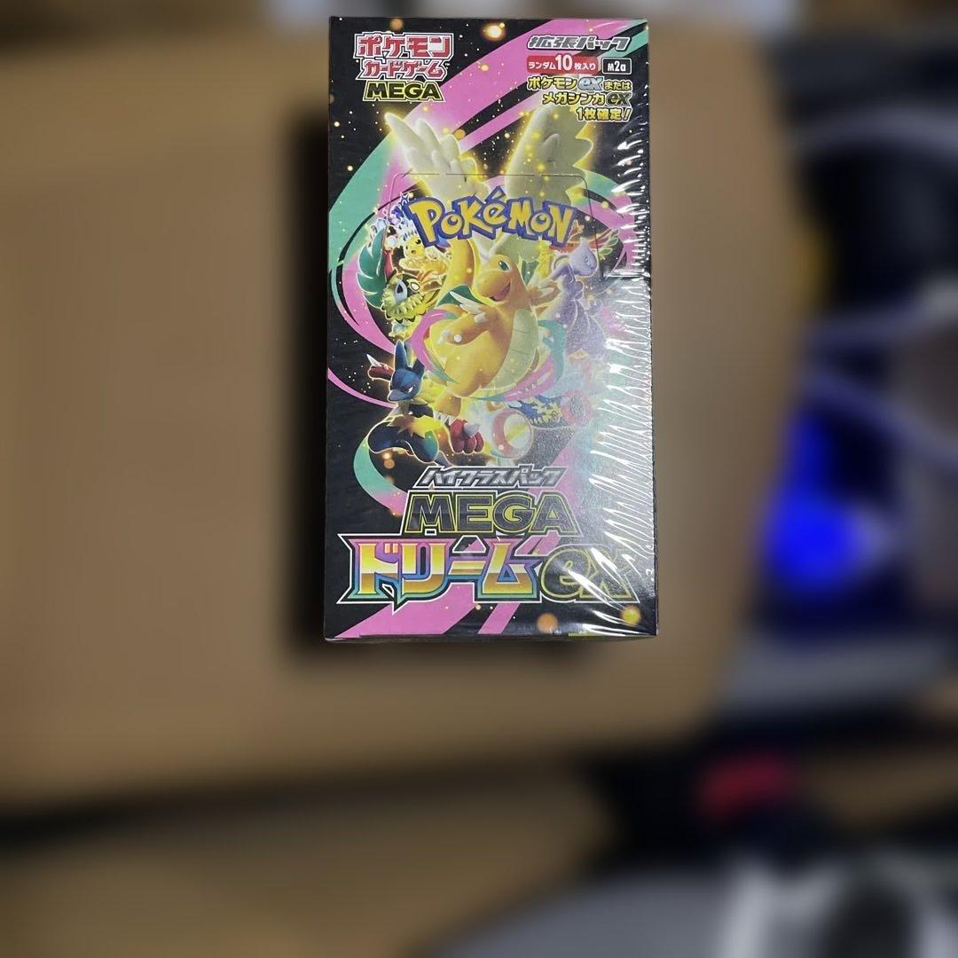 新品未開封 ポケモンカードゲーム MEGAドリームex 1BOX シュリンク付き