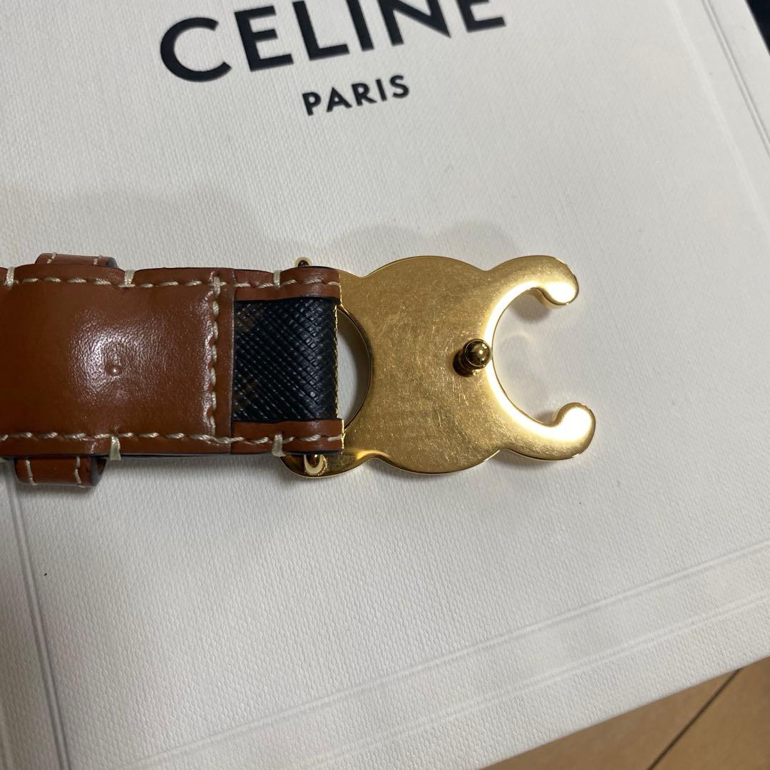 celine トリオンフキャンバス　ベルト