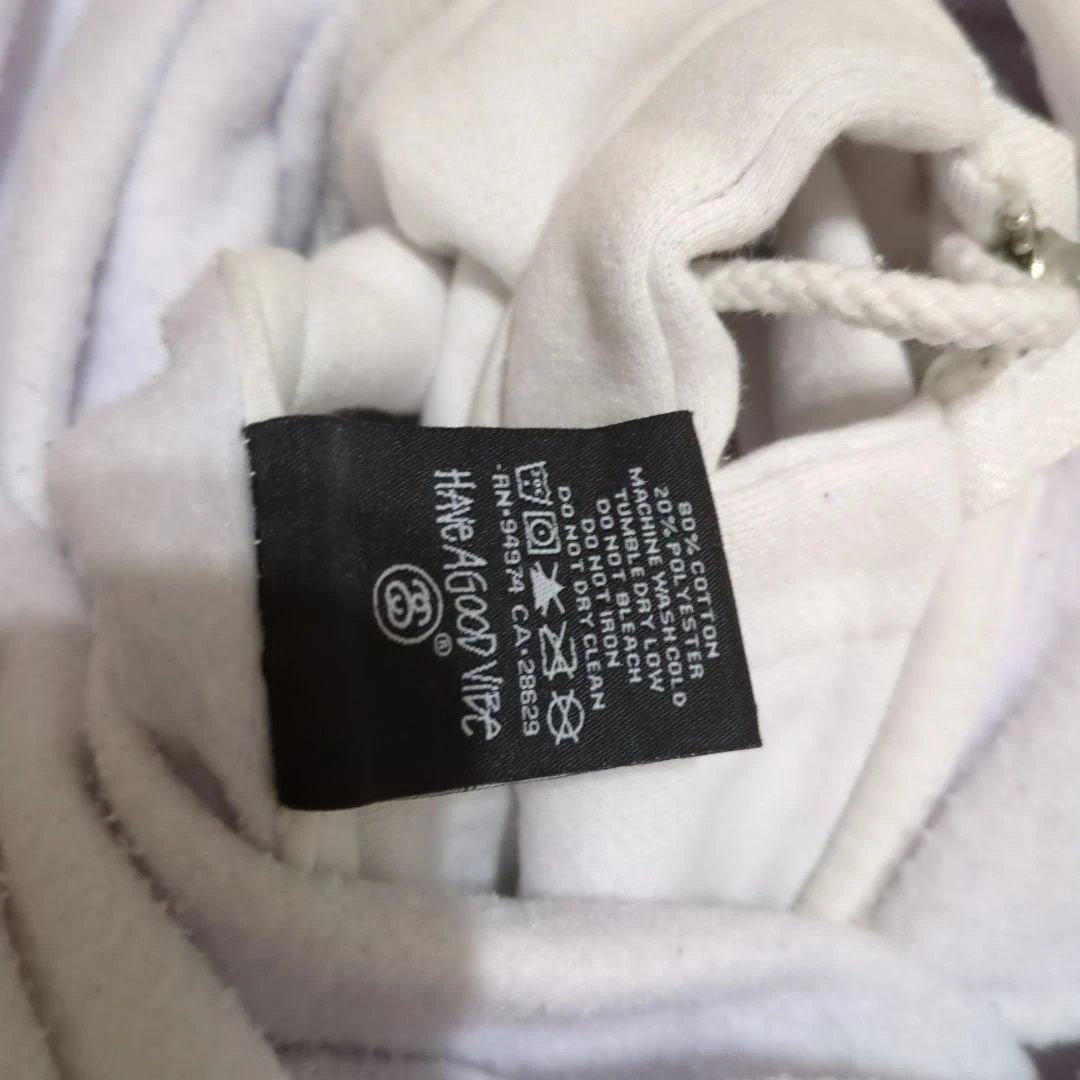 Ou！！最終値下げStussy ホワイト パーカー Lサイズ 8ボールロゴ