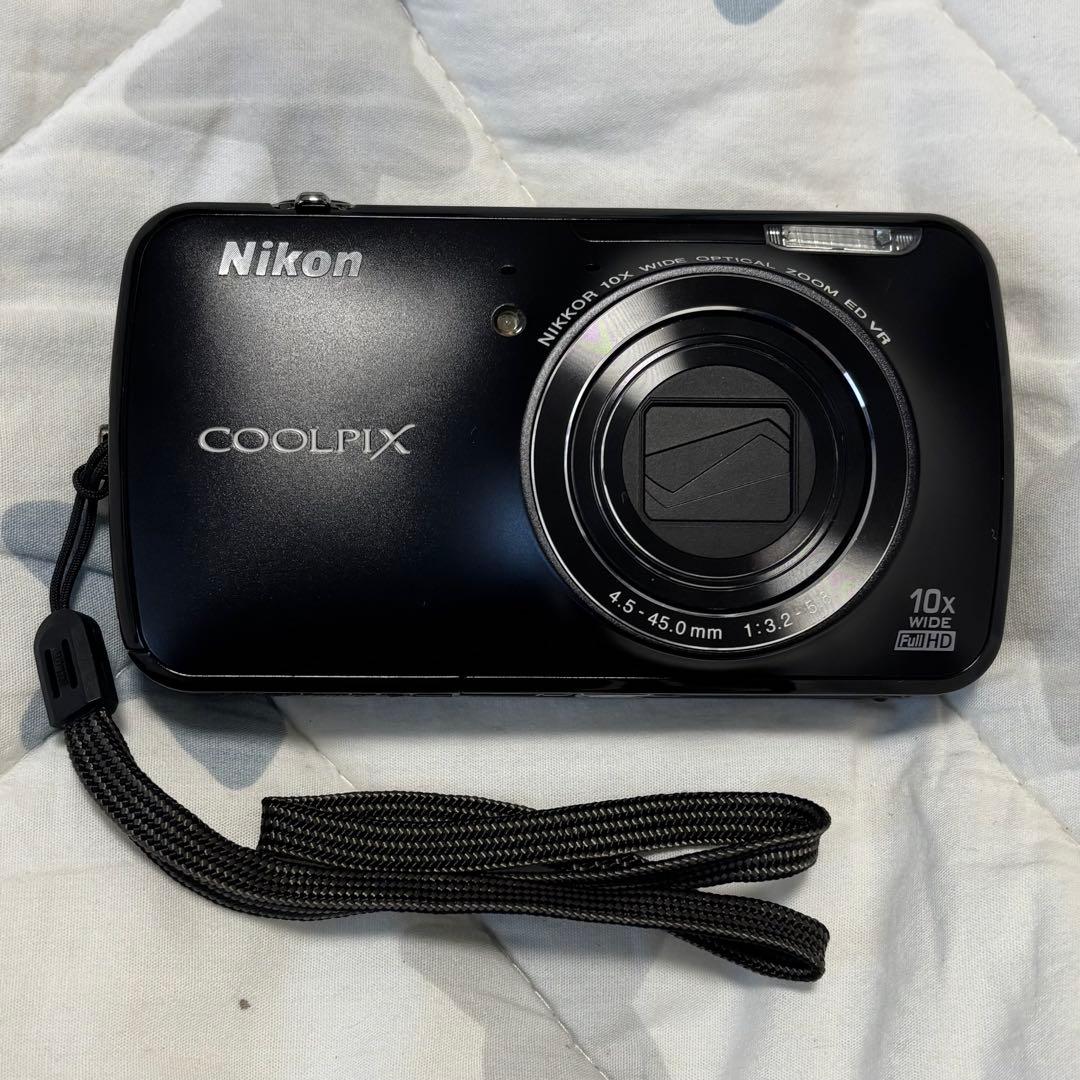 Nikon COOLPIX S800c ブラック 美品 動作確認済 付属品あり
