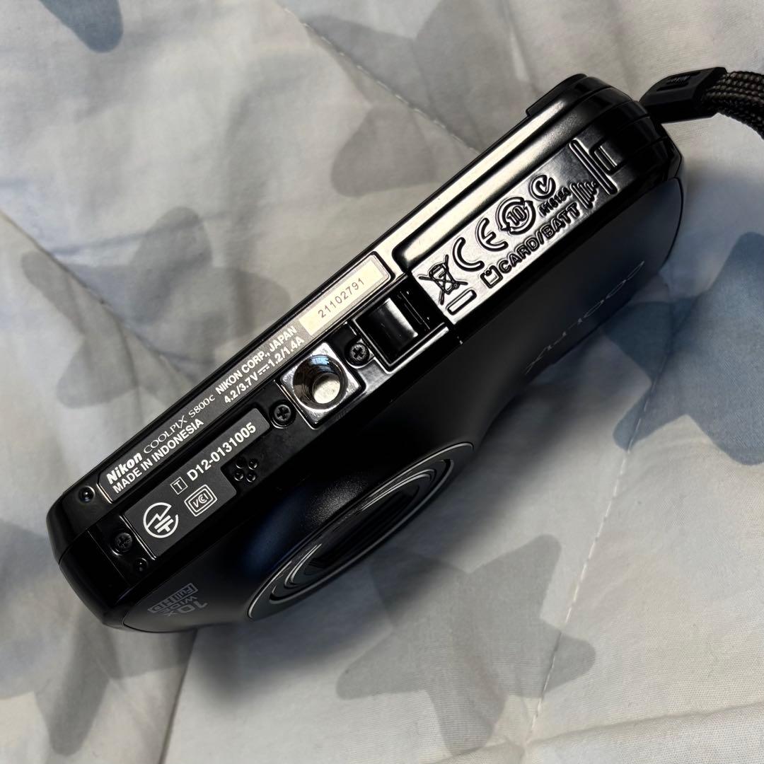 Nikon COOLPIX S800c ブラック 美品 動作確認済 付属品あり
