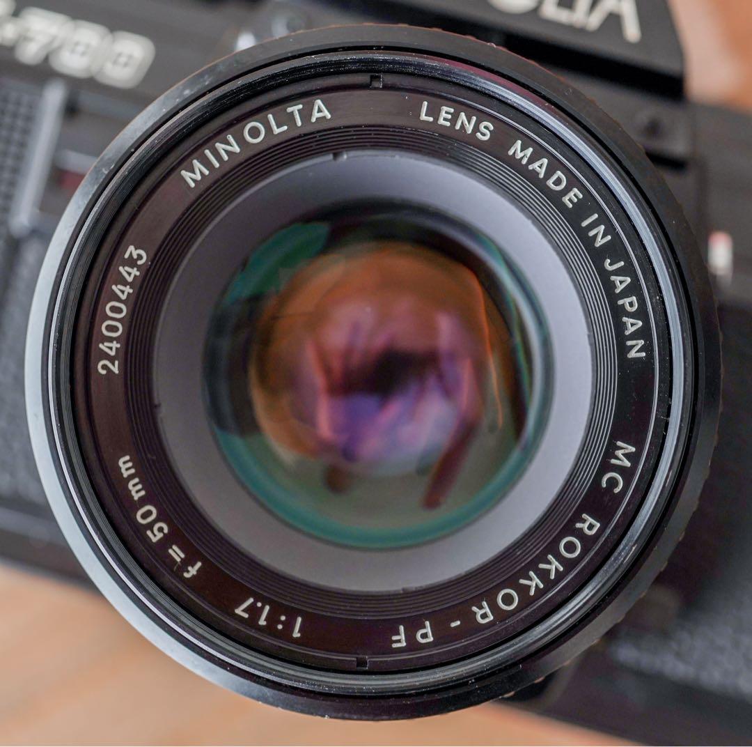 【美品】MINOLTA X-700 MC ROKKOR-PF 50mm/F1.7