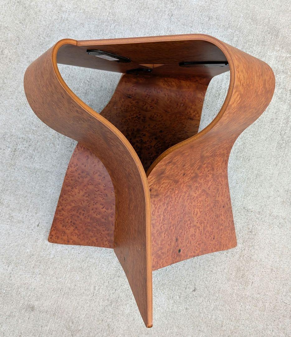 マッシュルームスツール（希少・クス玉杢）　天童木工