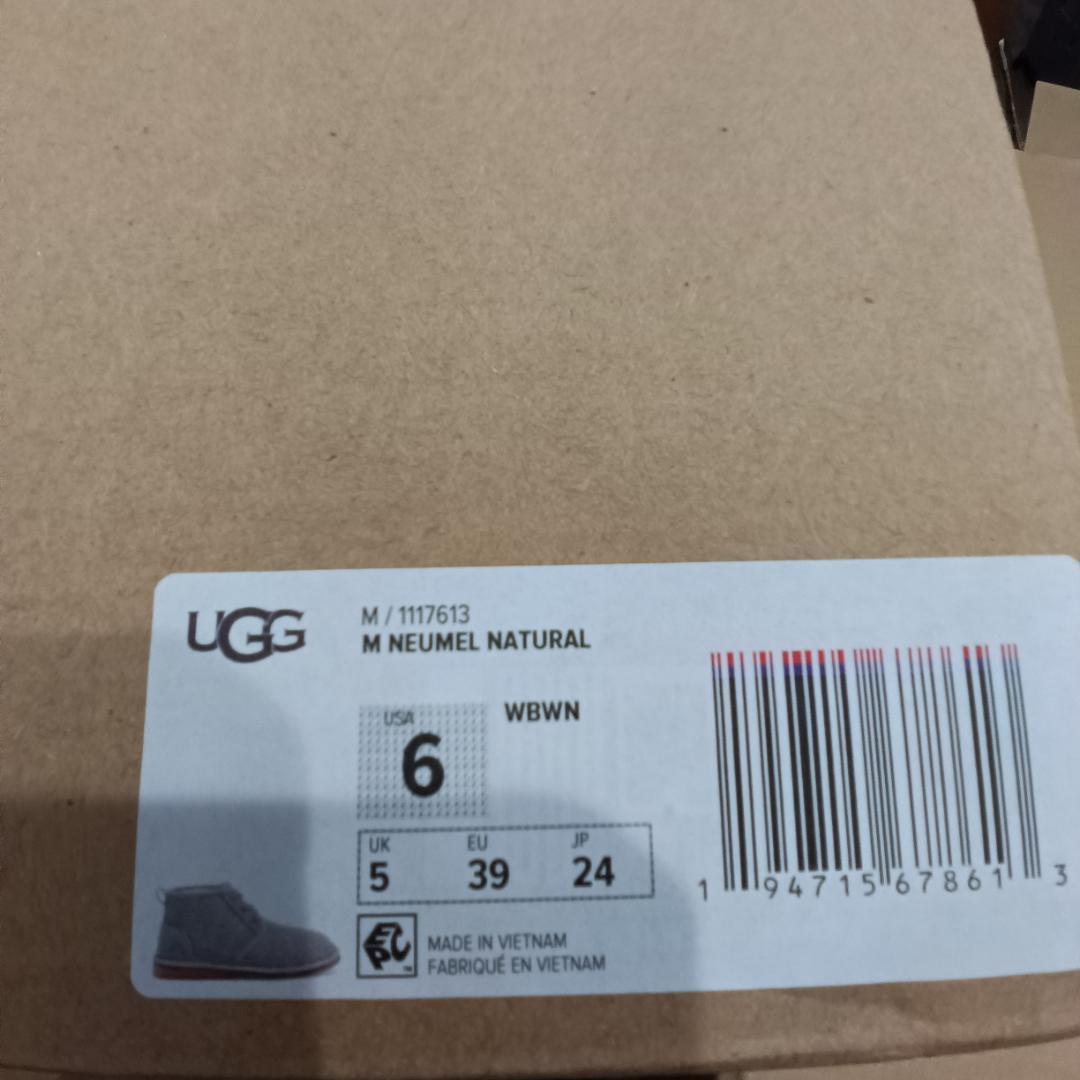 新品　アグ (UGG) ブーツ ニューメル ナチュラル　サイズ24.0