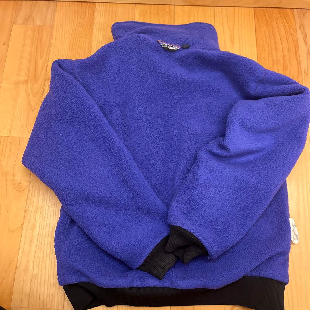 極美品‼︎ パタゴニア　シェルドシンチラ　80s USA製 ブラック　黒 M相当