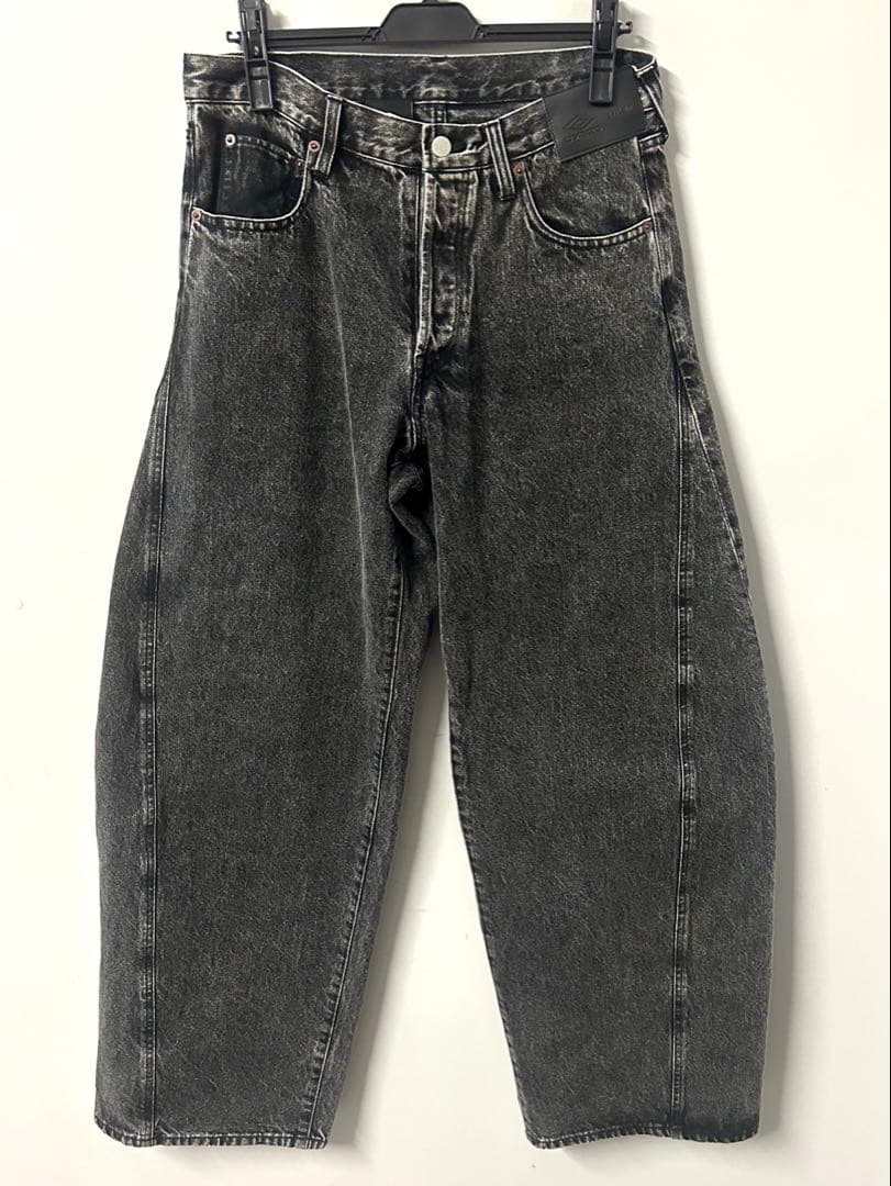 パンツ ssstein UMBRO WIDE DENIM JEANS BLACK