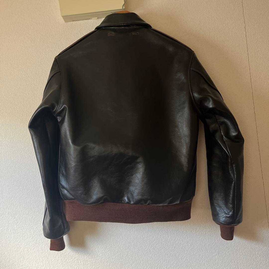 A*a様 トイズマッコイ　Rough Wear A-2 レザージャケット 40
