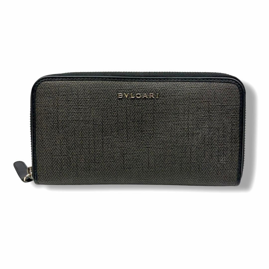 尚哉 ブルガリ ウィークエンド 長財布　ラウンドジップ　PVCレザー