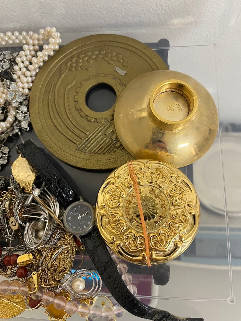 遺品整理　アクセサリー　イミテーションまとめ　約1,000g ③