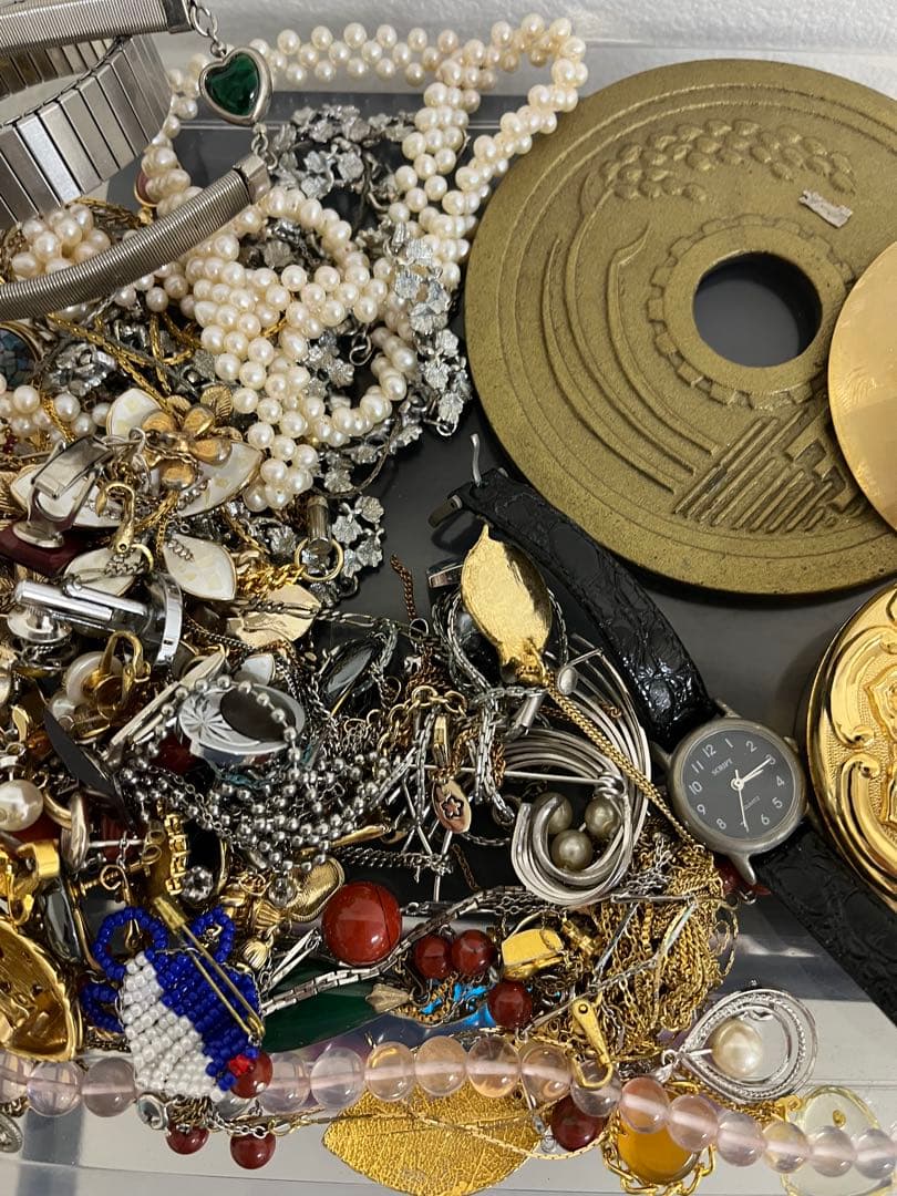 遺品整理　アクセサリー　イミテーションまとめ　約1,000g ③