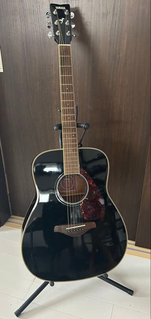 Yamaha FG720S アコースティックギター ブラック ギターケース付き