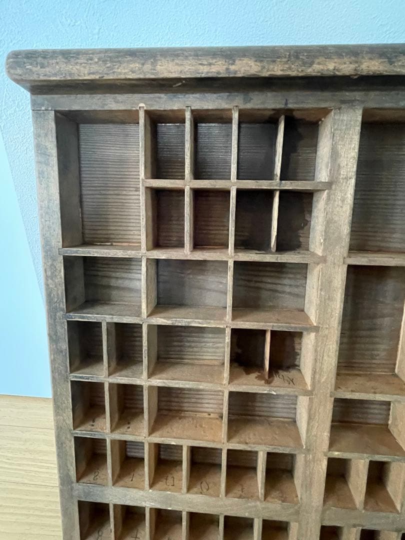 ドイツ　アンティーク　プリンタートレイ　ケースボックス