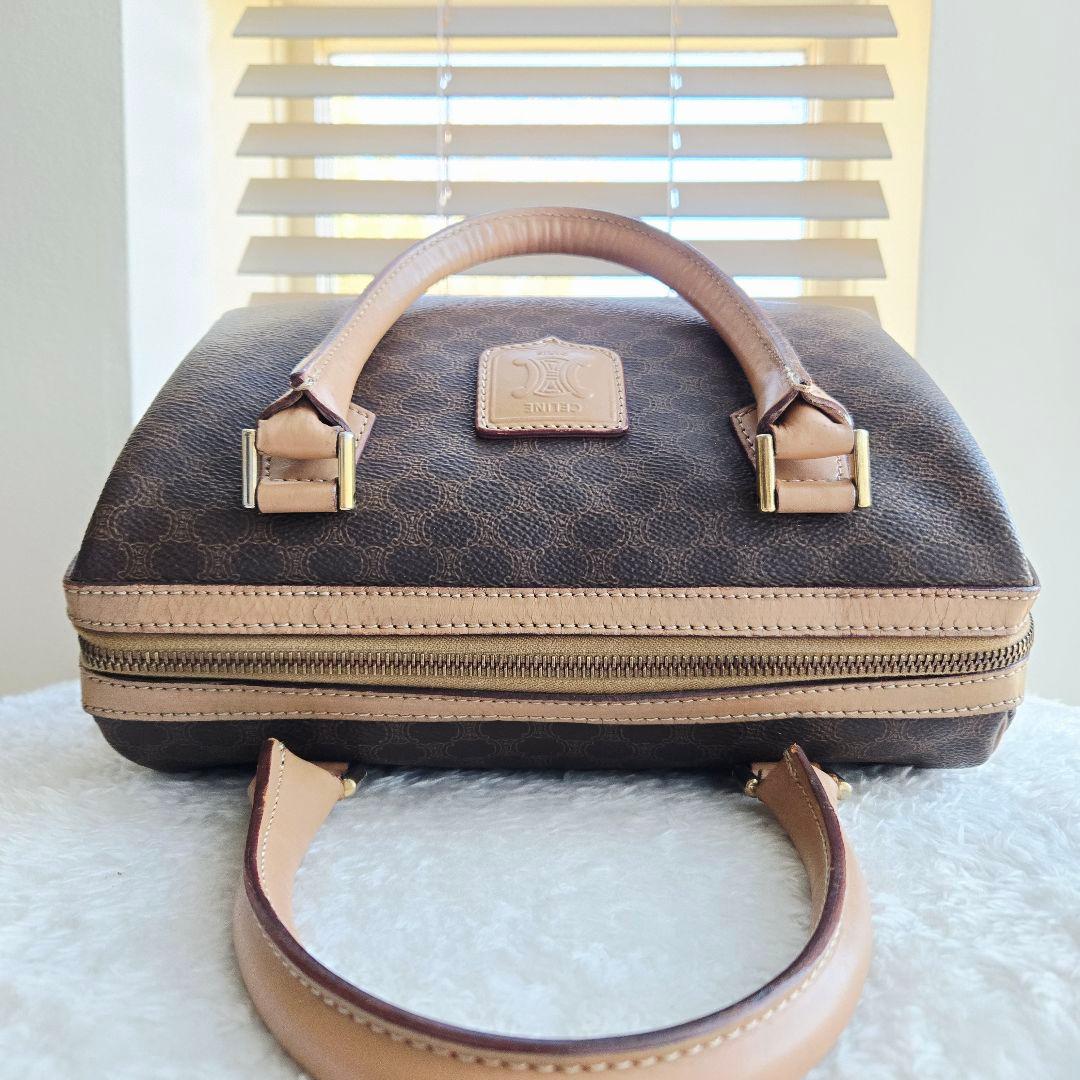 ⭐CELINE⭐ セリーヌ ミニボストンバッグ マカダム柄 トリオンフ