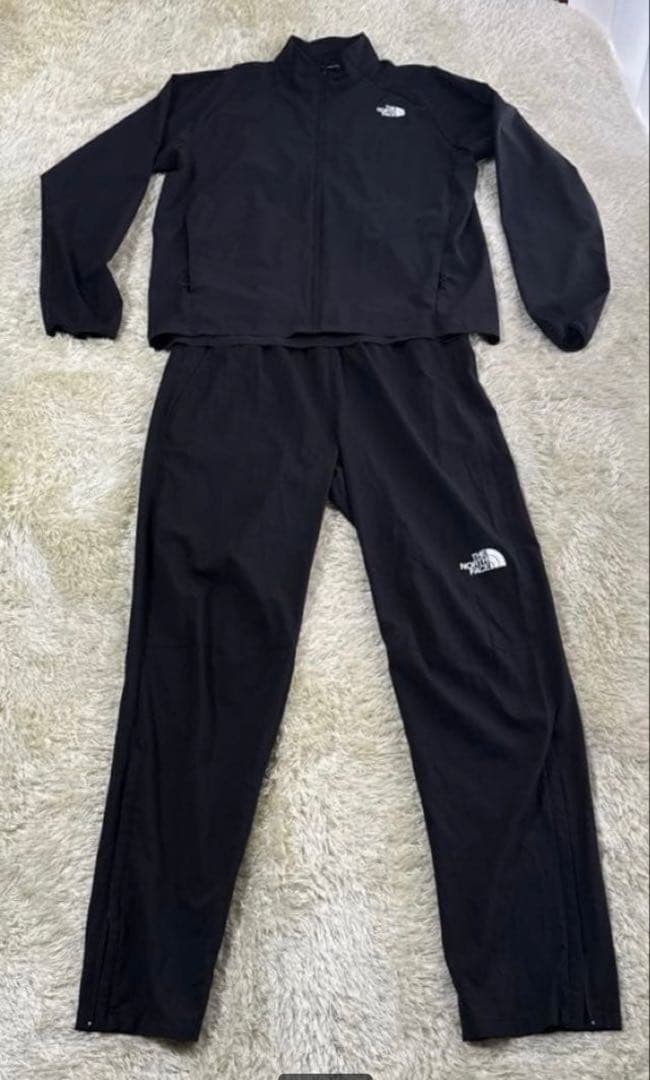美品 The North Face ランニングウェア セット アップ ブラック