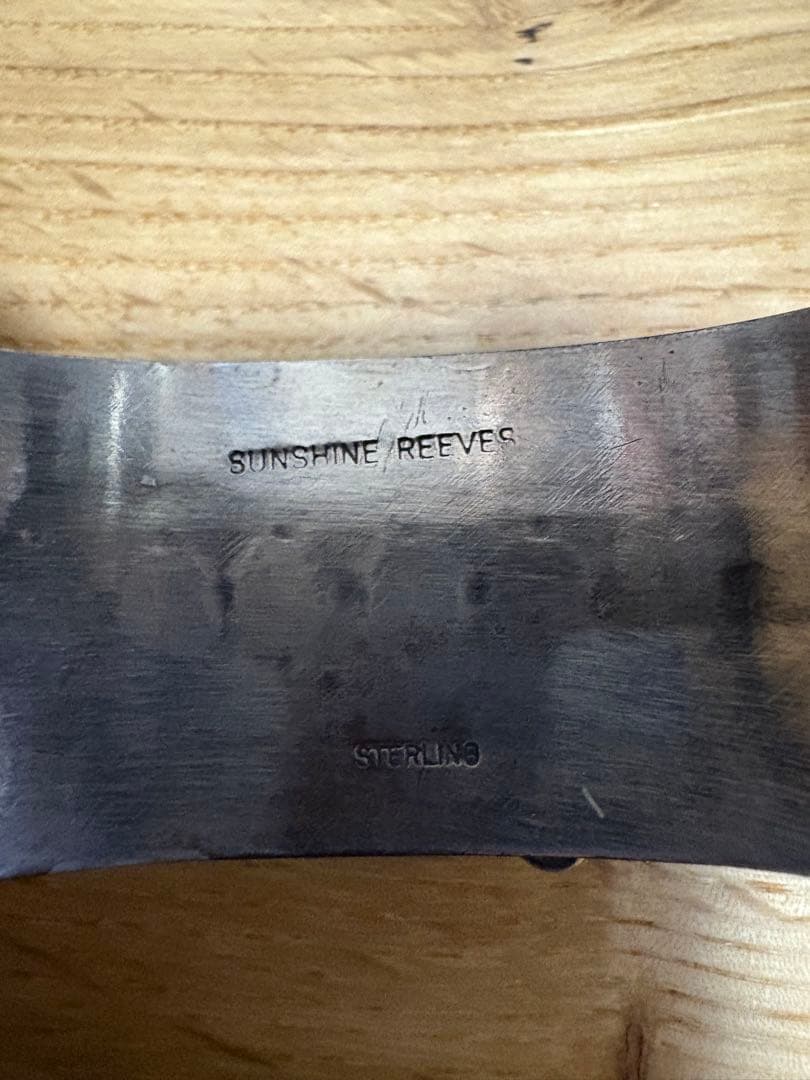 ナバホ・SUNSHINE REEVES ターコイズバングル