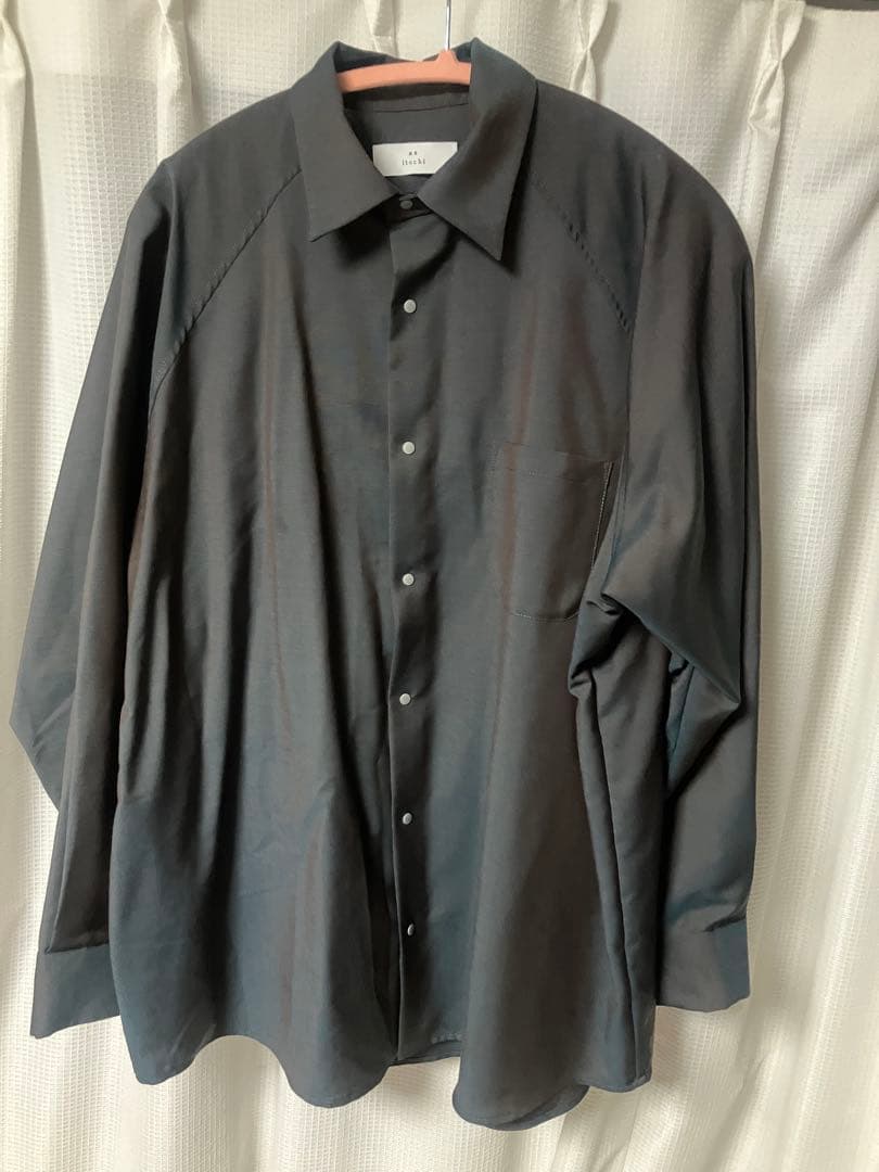 トップス Wool & Kid mohair Tropical regular shirt