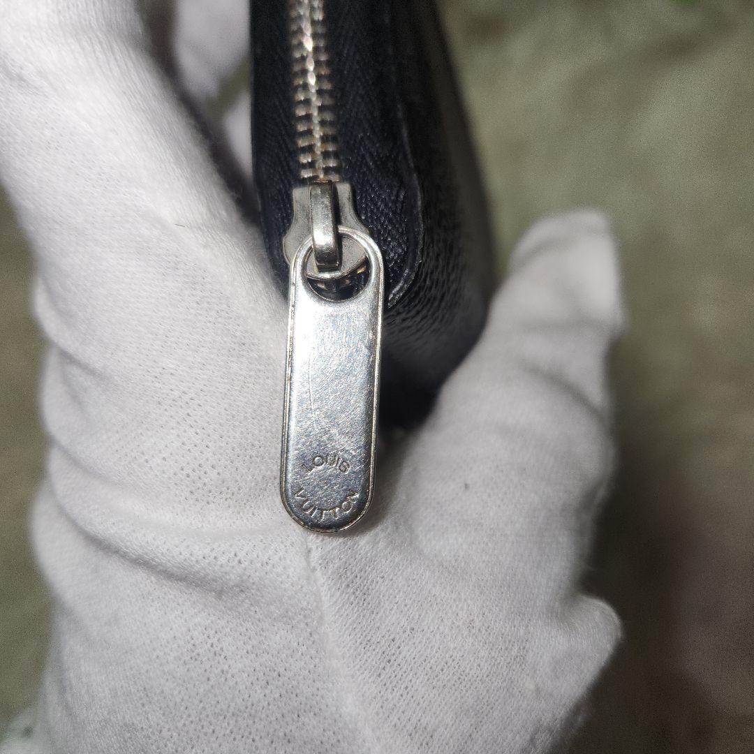 美品 ルイヴィトン ダミエ グラフィット ジッピー パース MI2104