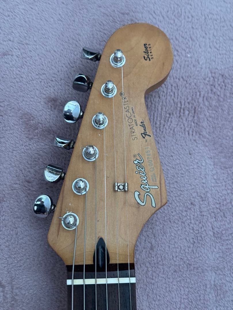 MIJフジゲン製　Squier by Fender Silver Series