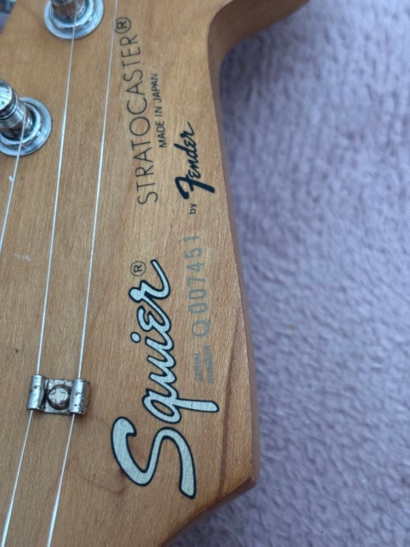 MIJフジゲン製　Squier by Fender Silver Series