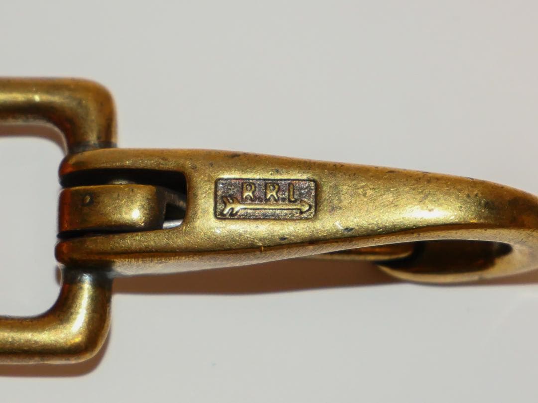 【新品未使用】RRL DOUBLE RL ダブルアールエル レザーキーホルダー