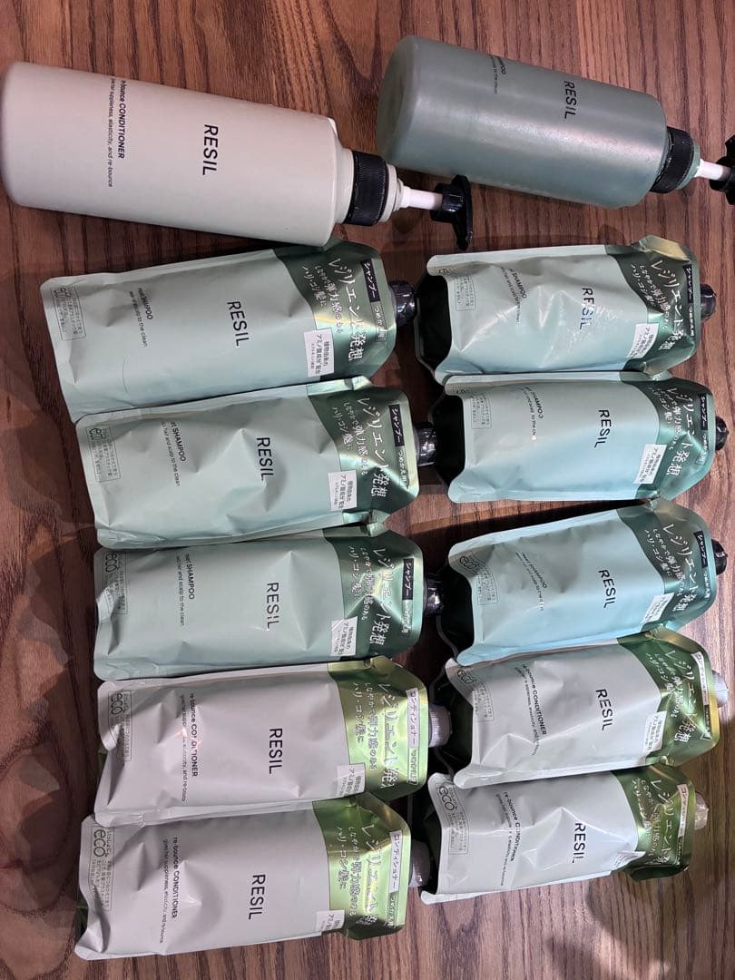 【2万円相当】RESIL シャンプー トリートメントセット ボトル詰め替え用