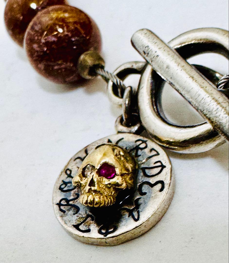 48万円購入　18金　ダイヤモンド　シルバー925 ルチルブレスレット