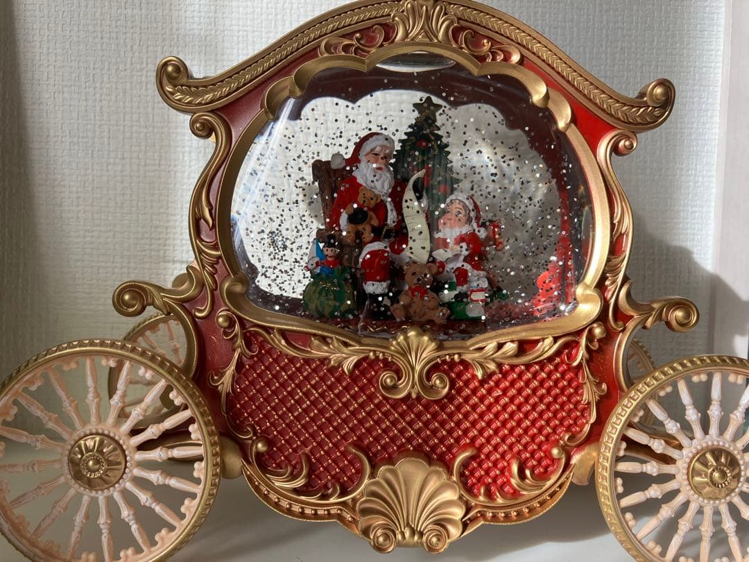 スノードーム　クリスマス　オルゴール　カボチャの馬車