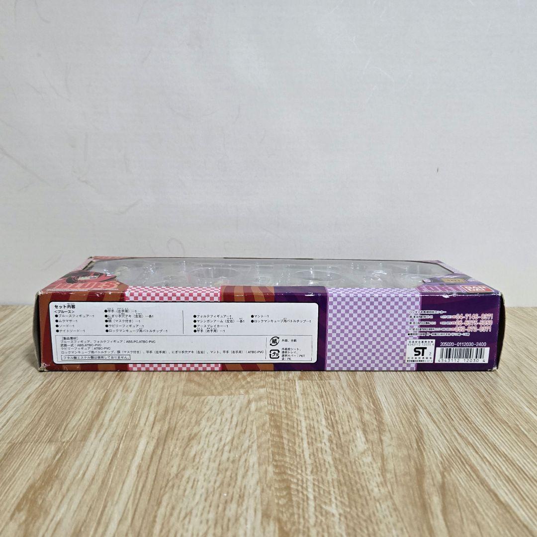 ロックマンエグゼ　ロッキンアクション　ブルース　フォルテ　フィギュア