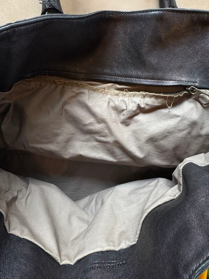 ボッテガヴェネタ　ブラック編み込みトートバッグ　正規品