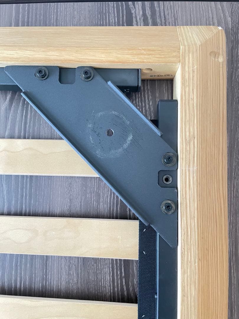 無印良品　ダブルベッドフレーム　オーク