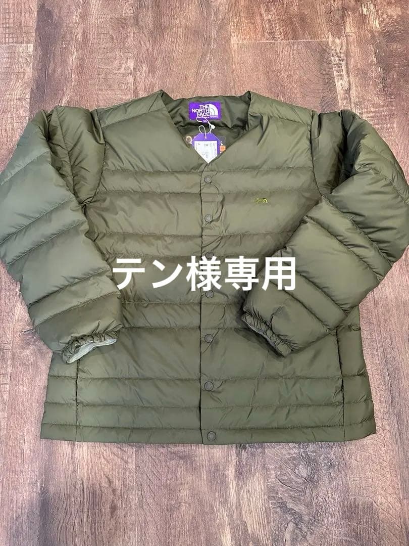 THE NORTH FACE WS ダウンカーディガン　オリーブグリーン
