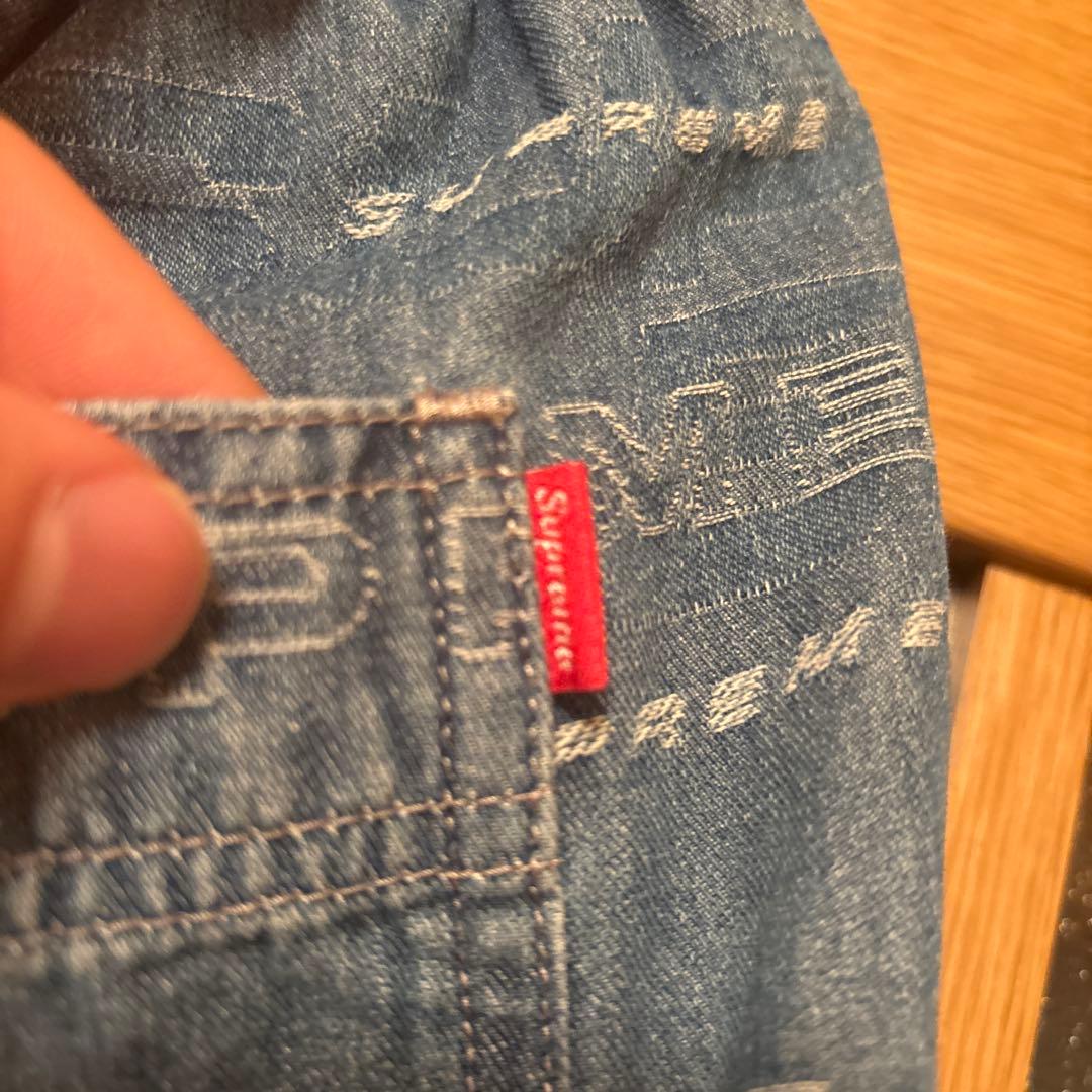 supremeワイドパンツ