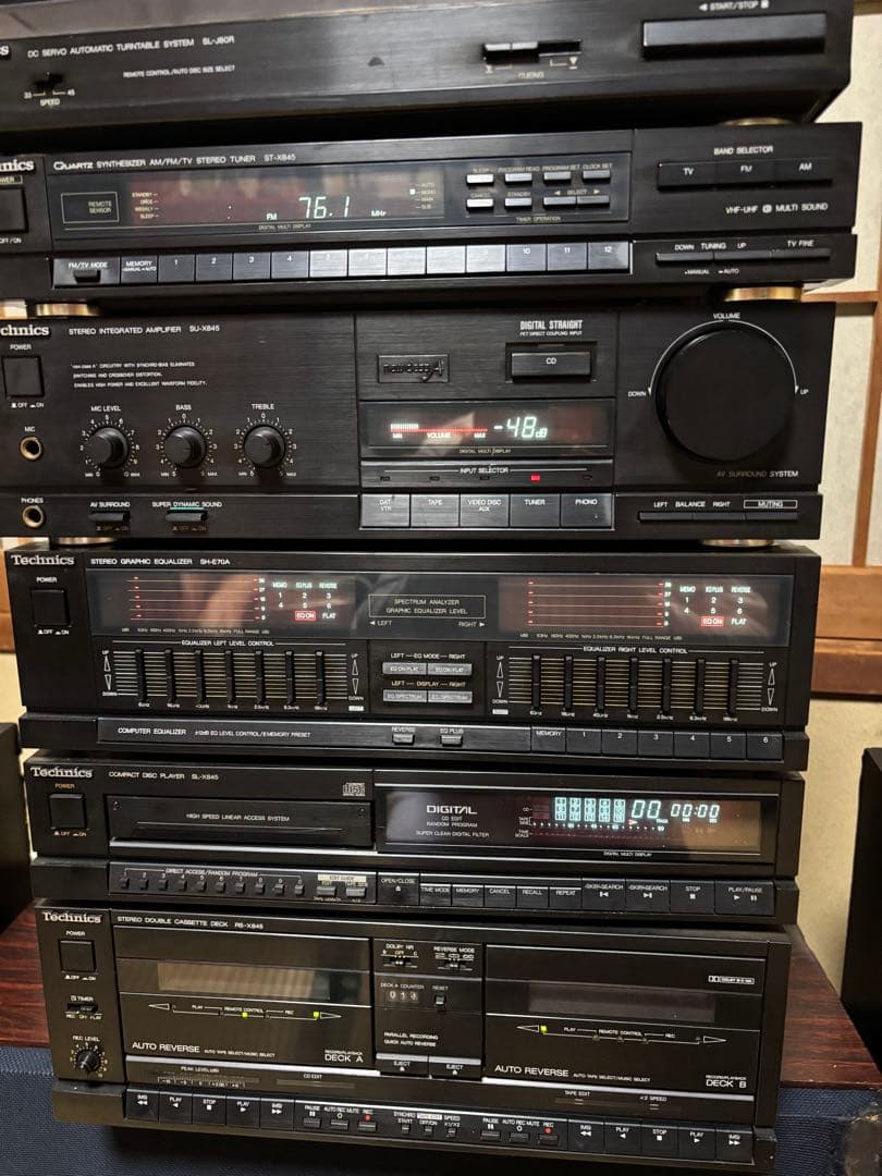 Technics X845 シリーズ一式 SB-D650付｜即使用可