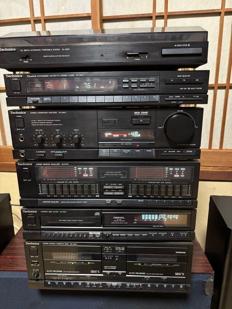Technics X845 シリーズ一式 SB-D650付｜即使用可