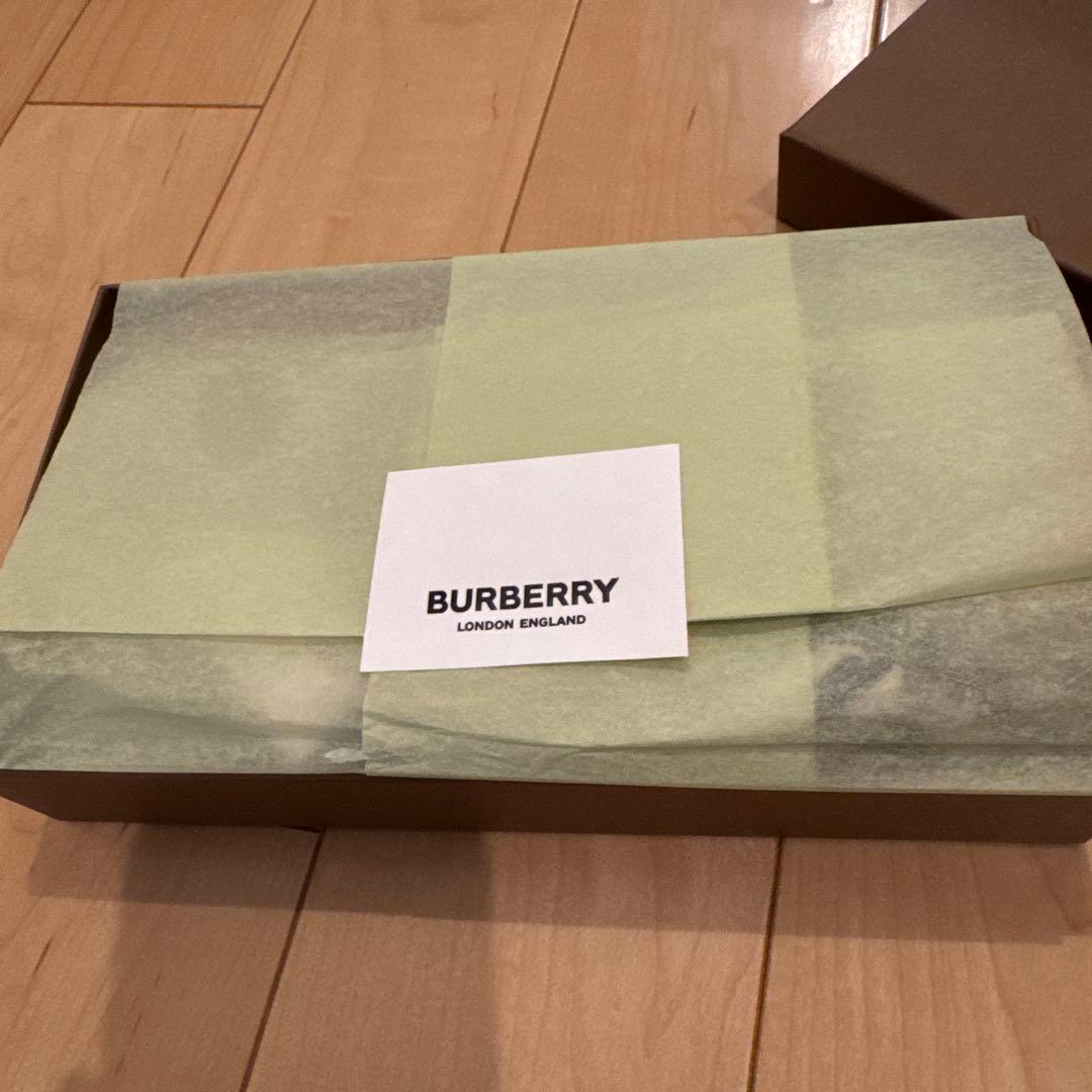 BURBERRY ストライプスカーフシュシュ アーカイブベージュ