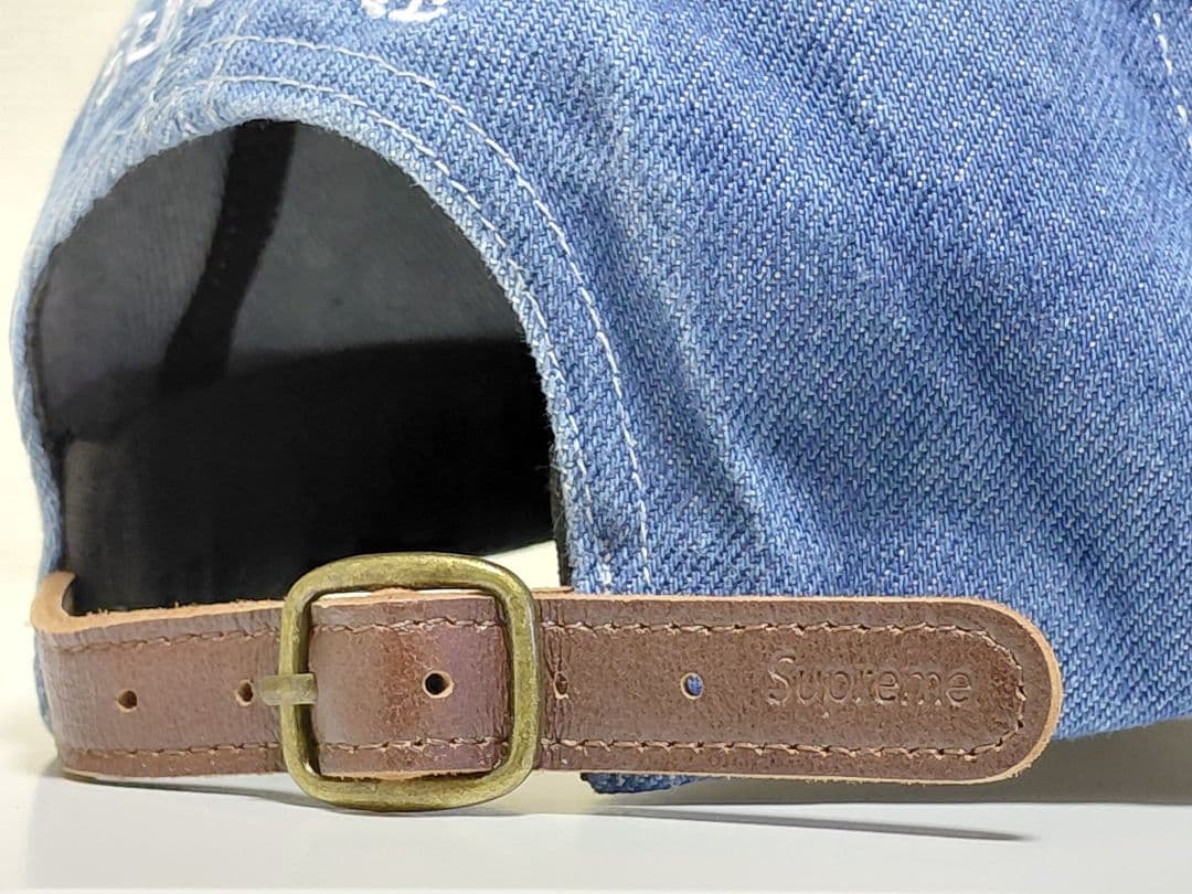 Supreme　2-Tone　S Logo　6-Panel　ウォッシュド デニム