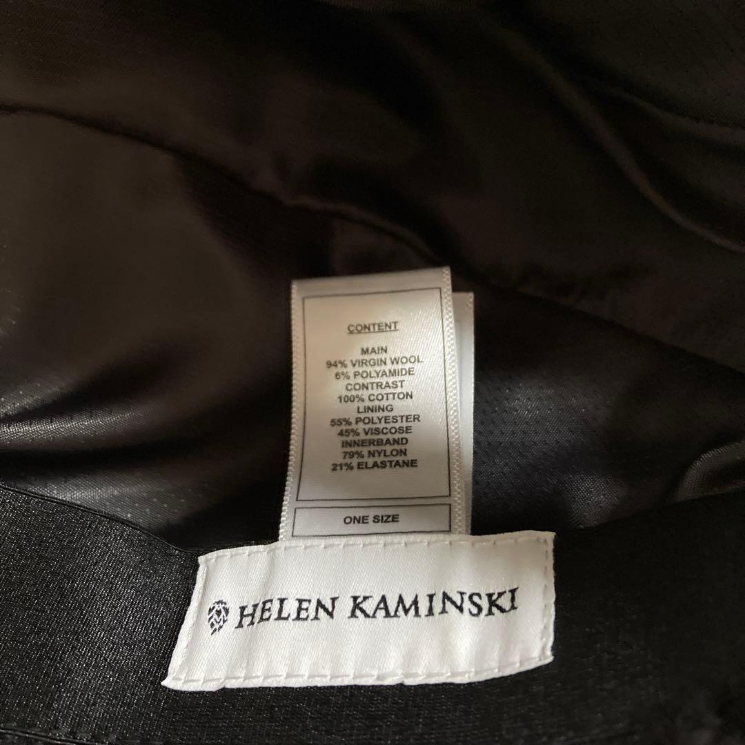 【新品未使用品】ヘレンカミンスキー黒キャップ