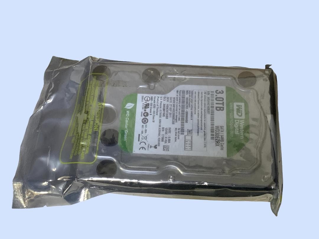 内蔵型ハードディスクドライブ M9469 Western Digital WD WD30EZRX 3TB